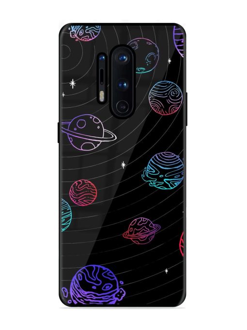 Cosmic Ballet Glossy Soft Edge Case for Oneplus 8 Pro Chachhi