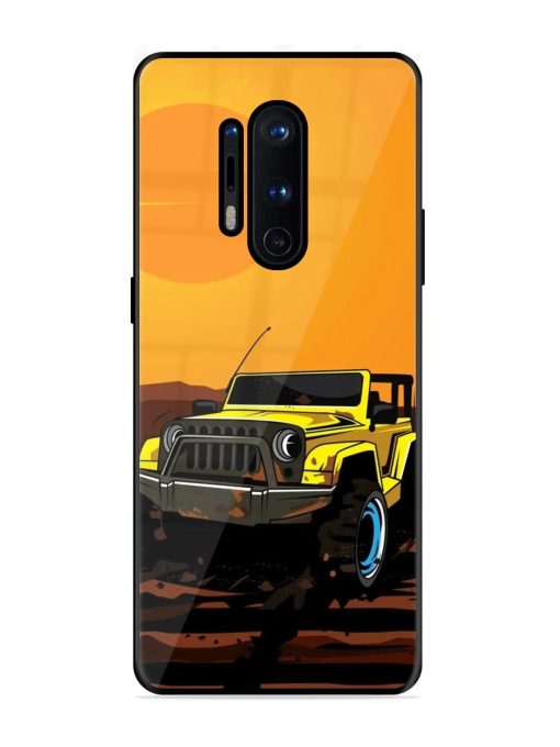 Sunset Cruise Glossy Soft Edge Case for Oneplus 8 Pro Chachhi