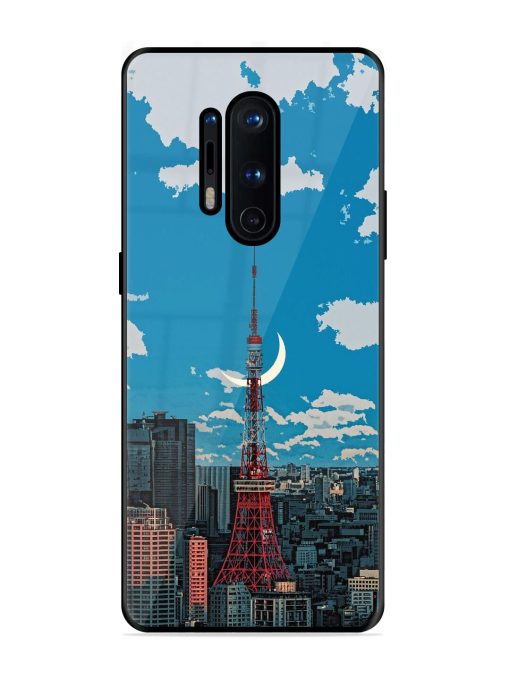 Tokyo Twilight Glossy Soft Edge Case for Oneplus 8 Pro Chachhi