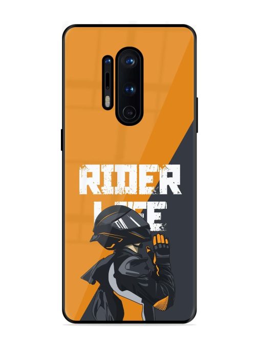 Ride Never Ends Glossy Soft Edge Case for Oneplus 8 Pro Chachhi