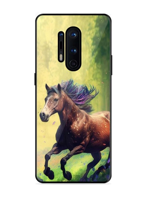 Enchanted Gallop Glossy Soft Edge Case for Oneplus 8 Pro Chachhi