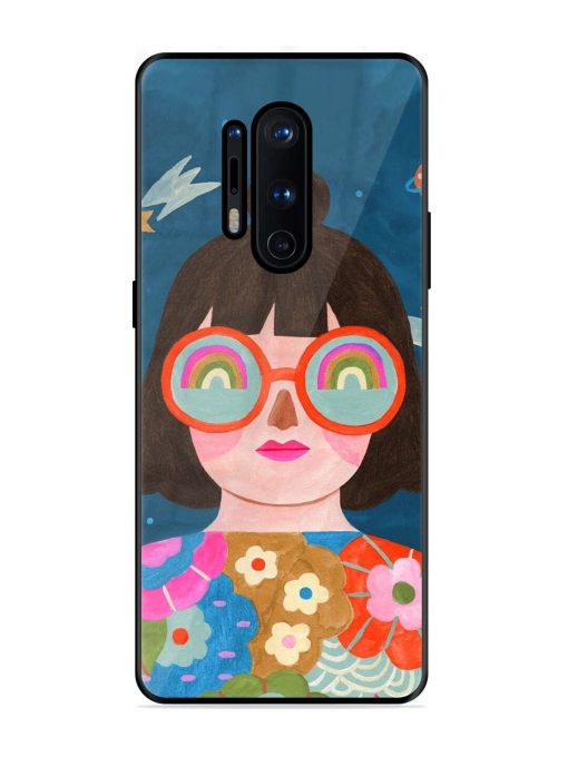 Dreamscape Vision Glossy Soft Edge Case for Oneplus 8 Pro Chachhi