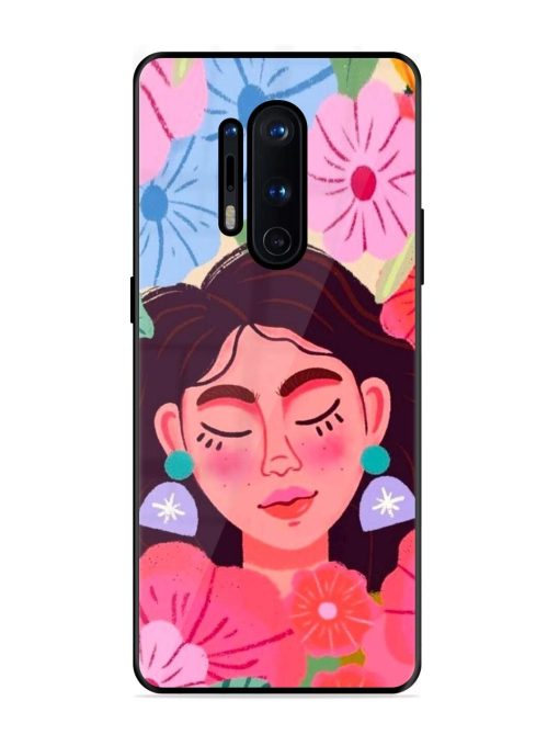 Blooming Serenity Glossy Soft Edge Case for Oneplus 8 Pro Chachhi