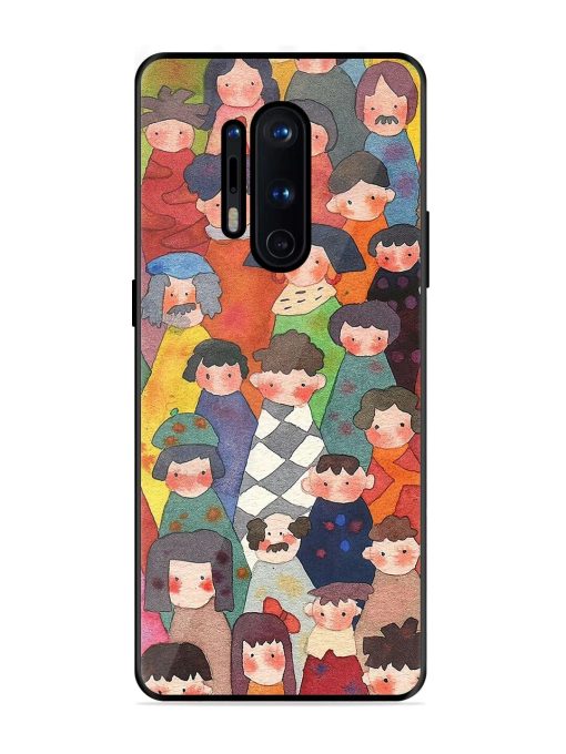 Blooming Arcs Glossy Soft Edge Case for Oneplus 8 Pro Chachhi