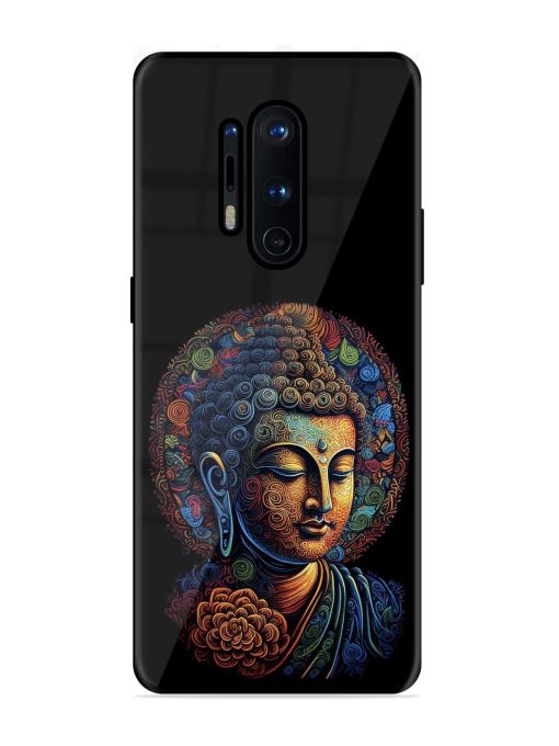 Stained Glass Serenity Glossy Soft Edge Case for Oneplus 8 Pro Chachhi