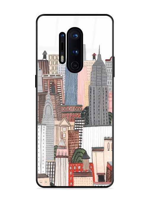 Cityscape Dreams Glossy Soft Edge Case for Oneplus 8 Pro Chachhi