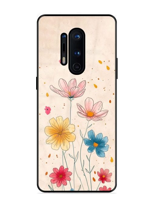 Delicate Bloom Glossy Soft Edge Case for Oneplus 8 Pro Chachhi