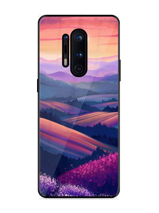 Twilight'S Embrace Glossy Soft Edge Case for Oneplus 8 Pro Chachhi