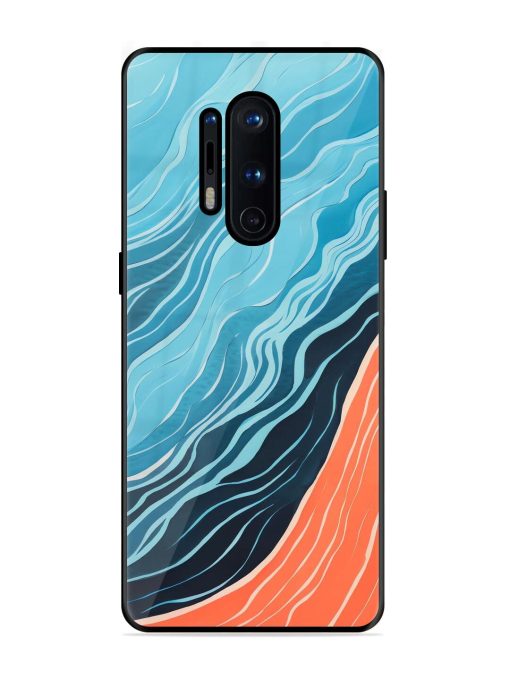 Oceanic Divide Glossy Soft Edge Case for Oneplus 8 Pro Chachhi