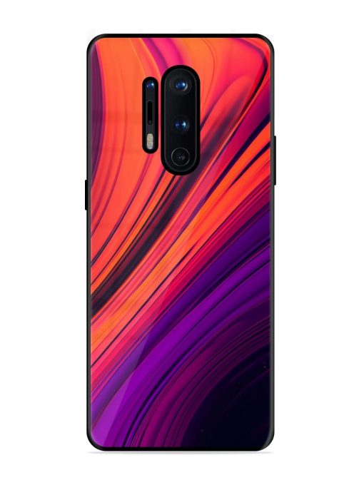 Crimson Curls Glossy Soft Edge Case for Oneplus 8 Pro Chachhi