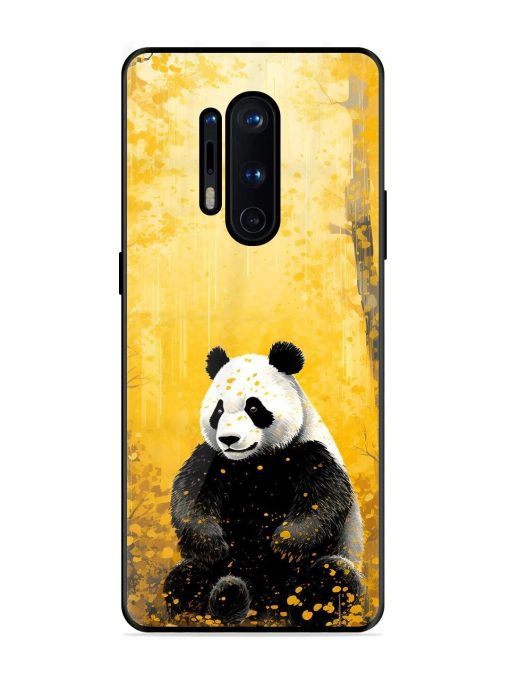 Golden Solitude Glossy Soft Edge Case for Oneplus 8 Pro Chachhi