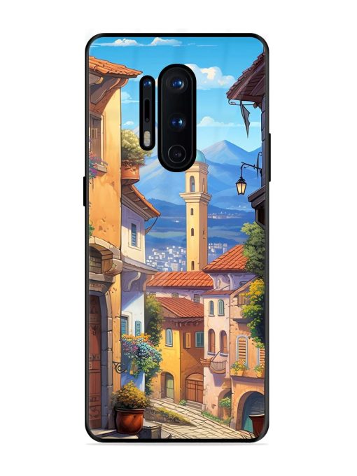 Tuscan Twilight Glossy Soft Edge Case for Oneplus 8 Pro Chachhi