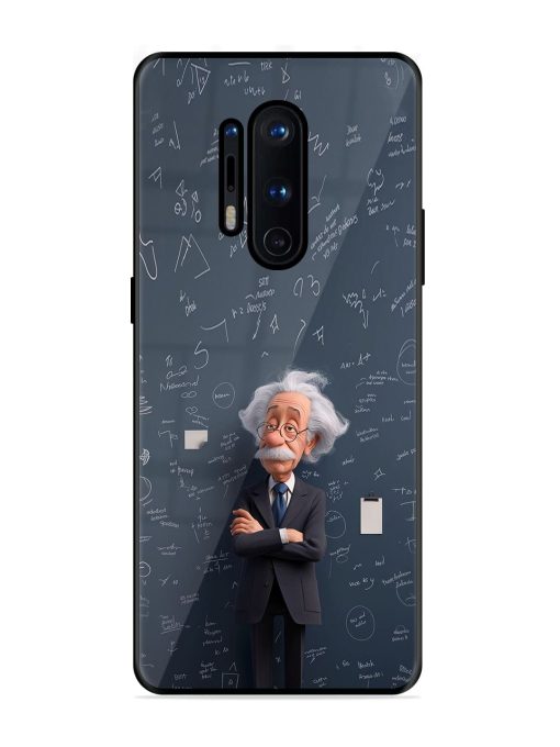 Albert Einstein Glossy Soft Edge Case for Oneplus 8 Pro Chachhi