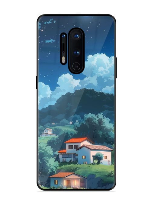 Peaceful Nightscape Glossy Soft Edge Case for Oneplus 8 Pro Chachhi