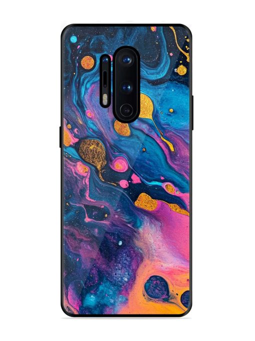 Cosmic Swirl Glossy Soft Edge Case for Oneplus 8 Pro Chachhi