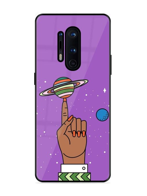 Spinning The Universe Glossy Soft Edge Case for Oneplus 8 Pro Chachhi