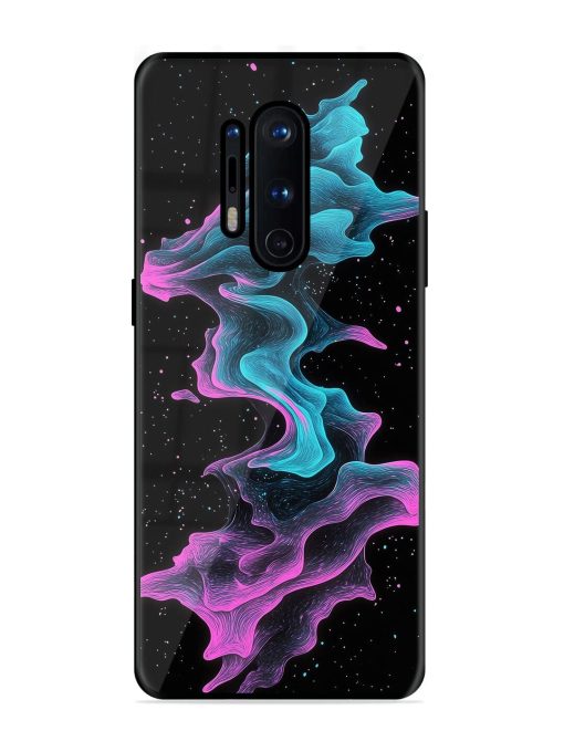 Cosmic Currents Glossy Soft Edge Case for Oneplus 8 Pro Chachhi