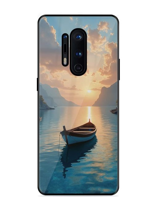 Serene Sunset Glossy Soft Edge Case for Oneplus 8 Pro Chachhi