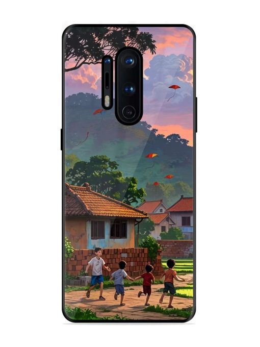 Sunset Play Glossy Soft Edge Case for Oneplus 8 Pro Chachhi