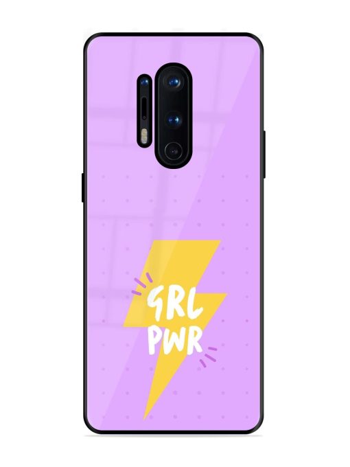 Girl Power Spark Glossy Soft Edge Case for Oneplus 8 Pro Chachhi