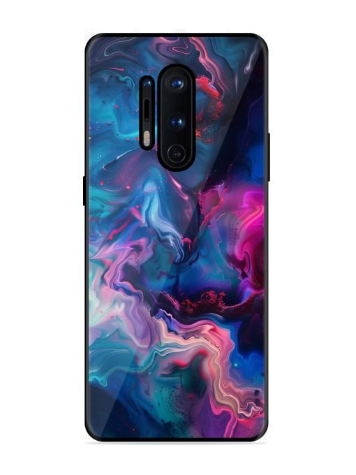 Cosmic Swirl Glossy Soft Edge Case for Oneplus 8 Pro Chachhi