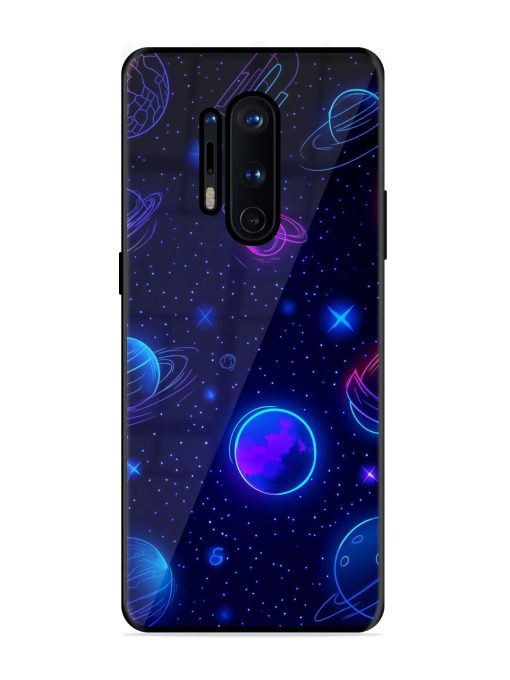 Neon Cosmos Glossy Soft Edge Case for Oneplus 8 Pro Chachhi