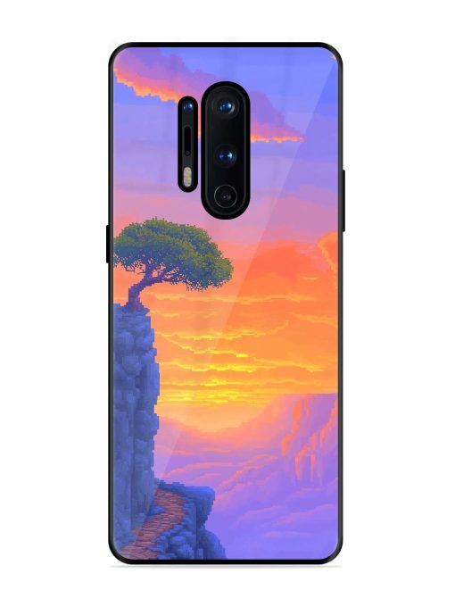 Cliffside Solitude Glossy Soft Edge Case for Oneplus 8 Pro Chachhi