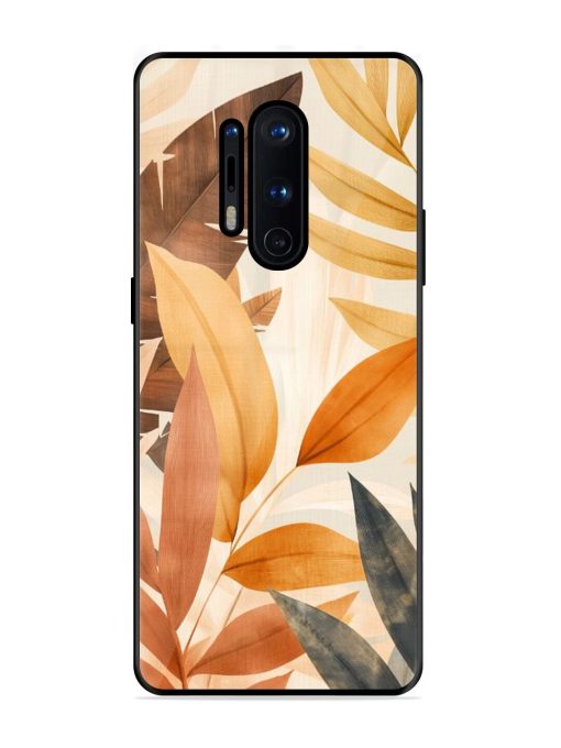 Earthy Elegance Glossy Soft Edge Case for Oneplus 8 Pro Chachhi