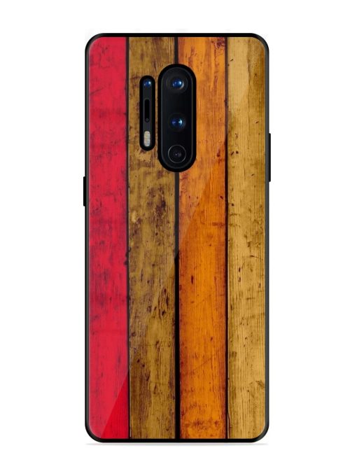 Colorful Woodgrain Glossy Soft Edge Case for Oneplus 8 Pro Chachhi