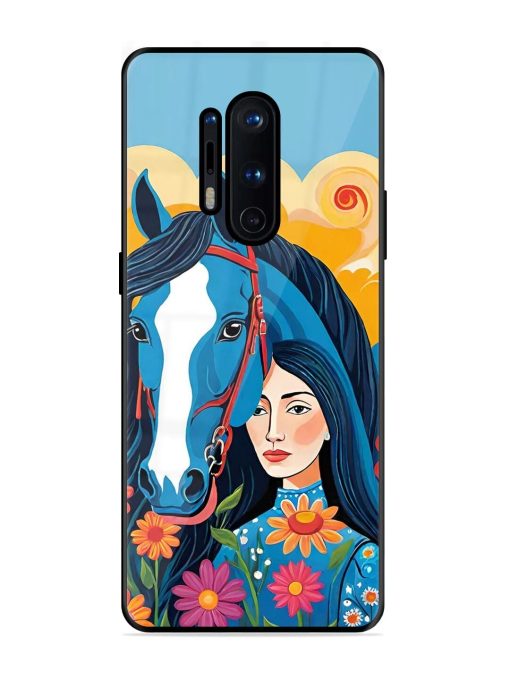 Equine Enchantment Glossy Soft Edge Case for Oneplus 8 Pro Chachhi