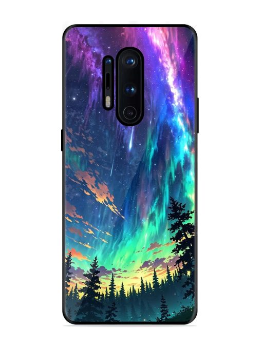 Cosmic Canvas Glossy Soft Edge Case for Oneplus 8 Pro Chachhi