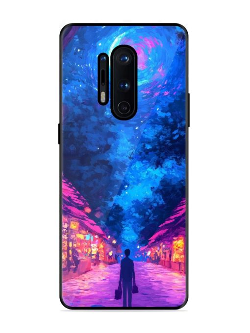 Neon Nightscape Glossy Soft Edge Case for Oneplus 8 Pro Chachhi