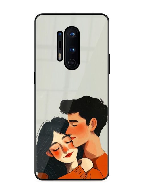 Craft Couples Glossy Soft Edge Case for Oneplus 8 Pro Chachhi