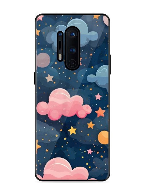 Twinkling Dreams Glossy Soft Edge Case for Oneplus 8 Pro Chachhi