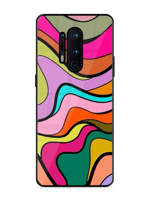 Wavy Wonder Glossy Soft Edge Case for Oneplus 8 Pro Chachhi