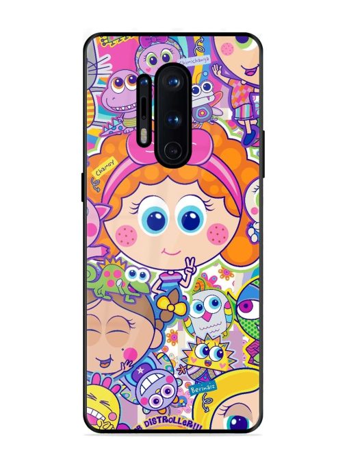 Distroller Friends Glossy Soft Edge Case for Oneplus 8 Pro