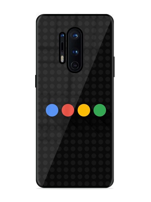 Google Dots Glossy Soft Edge Case for Oneplus 8 Pro Chachhi