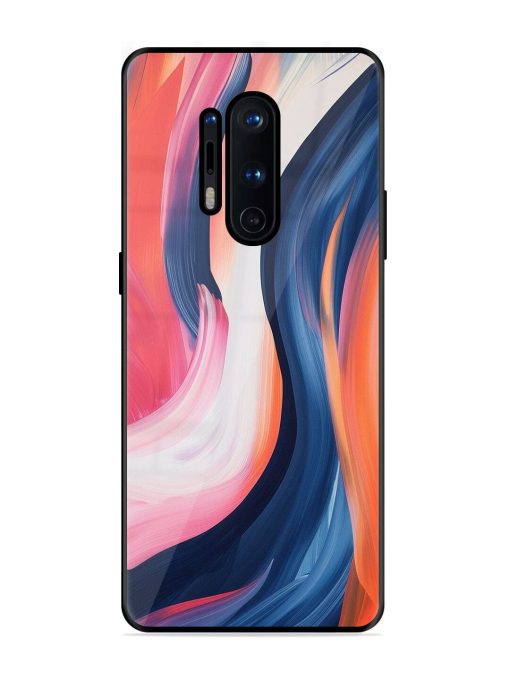 Whirling Hues Glossy Soft Edge Case for Oneplus 8 Pro Chachhi