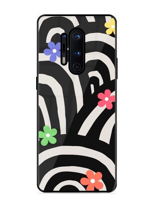 Rainbow Arcs Glossy Soft Edge Case for Oneplus 8 Pro Chachhi