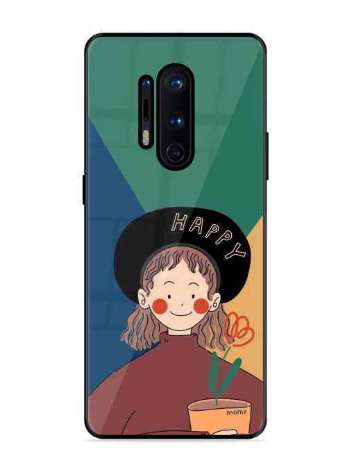 Happy Momo Glossy Soft Edge Case for Oneplus 8 Pro Chachhi