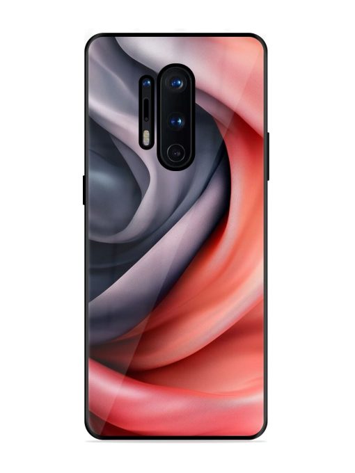 Swirling Silk Glossy Soft Edge Case for Oneplus 8 Pro Chachhi