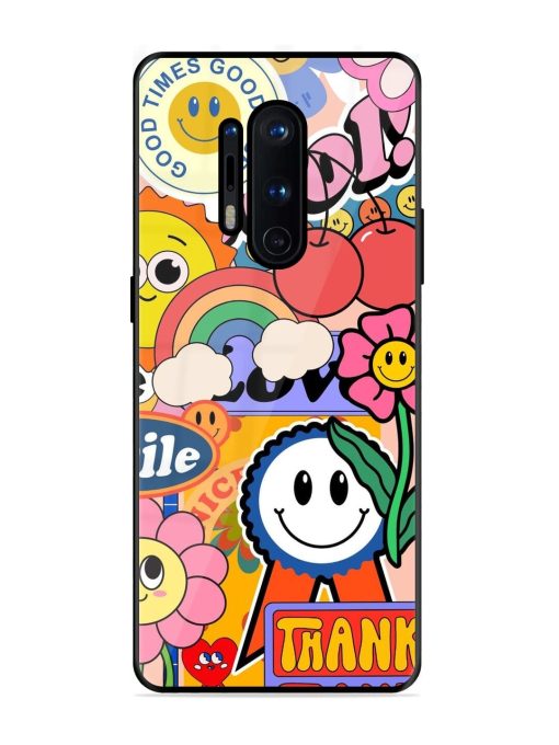 Good Times Good Vibes Glossy Soft Edge Case for Oneplus 8 Pro Chachhi