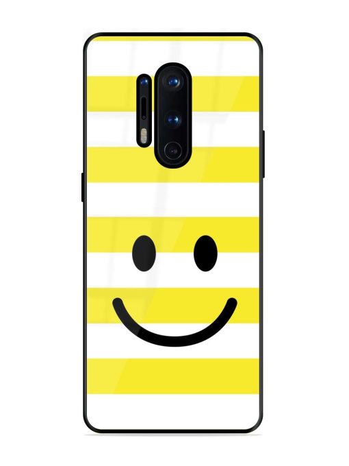 Smiling Stripes Glossy Soft Edge Case for Oneplus 8 Pro Chachhi