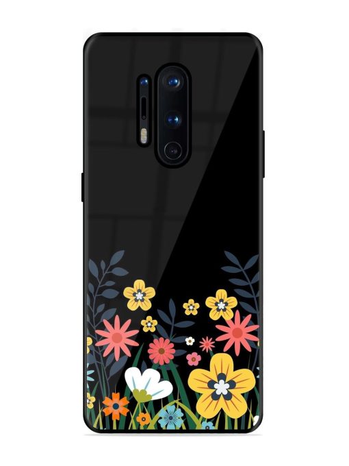 Floral Night Sky Glossy Soft Edge Case for Oneplus 8 Pro Chachhi