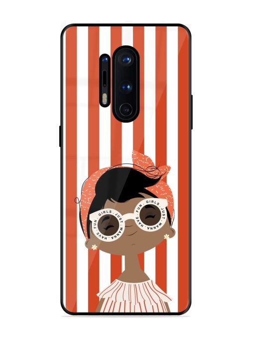 Girls Just Wanna Have Fun Glossy Soft Edge Case for Oneplus 8 Pro Chachhi