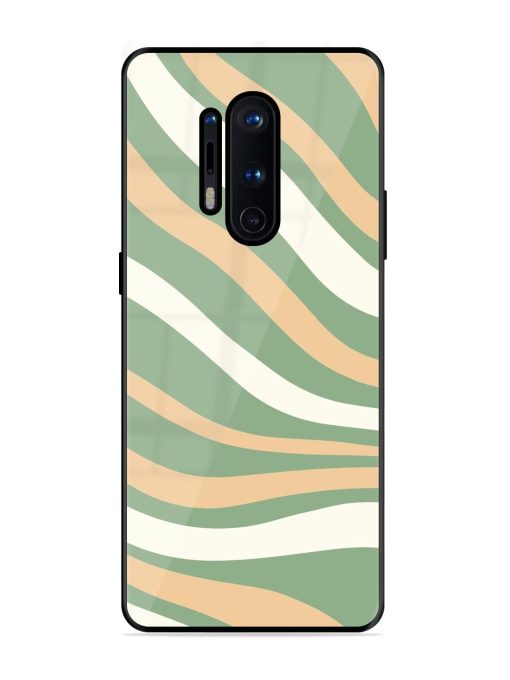 Wavy Pastel Paradise Glossy Soft Edge Case for Oneplus 8 Pro Chachhi