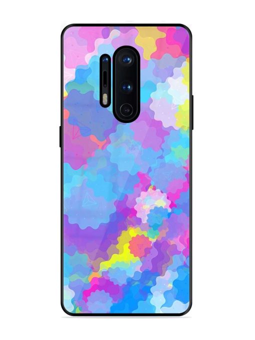 Psychedelic Cloud Burst Glossy Soft Edge Case for Oneplus 8 Pro Chachhi