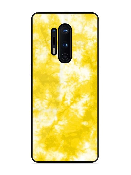 Golden Tie-Dye Twirl Glossy Soft Edge Case for Oneplus 8 Pro Chachhi