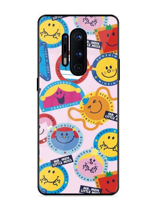 Whimsical Mr. Men & Little Miss Glossy Soft Edge Case for Oneplus 8 Pro Chachhi