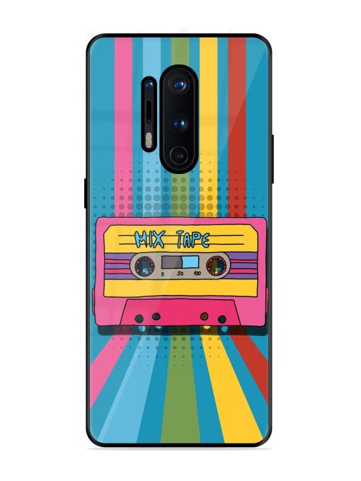 Retro Cassette Tapes Glossy Soft Edge Case for Oneplus 8 Pro Chachhi